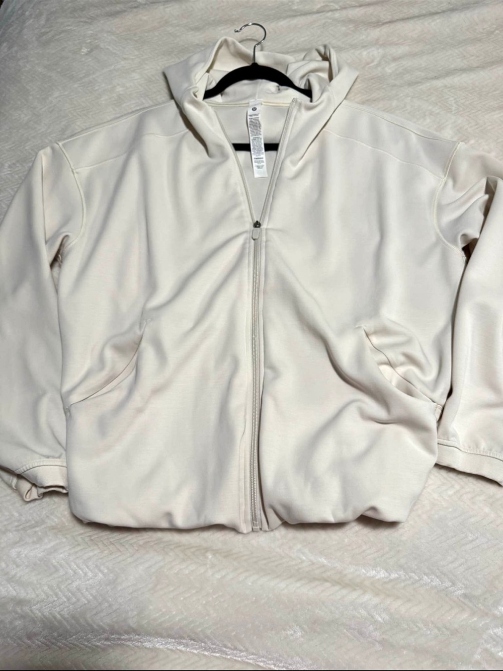 lululemon athletica Ivory Full-Zip Softstream Hooded Jacket